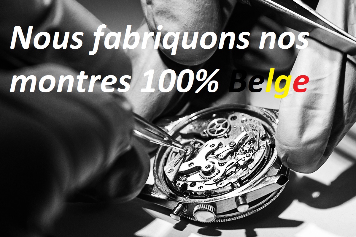 Manufacture belge des montres Stevens artisanat horloger.  tél 084/31 57 76  N°1 Rue Dupont . 6900 marche-en-famenne Belgique